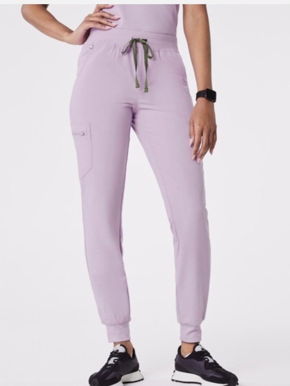 Figs Lavender Haze High Waisted Zamora Joggers